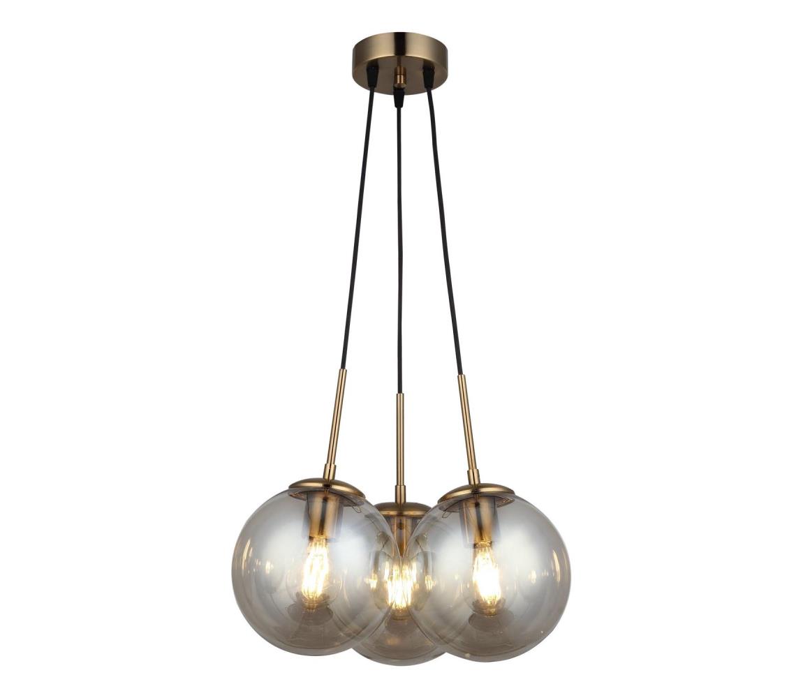 POLINO kábeles csillár 3xE27/40W/230V bronz színű 341LCA1185