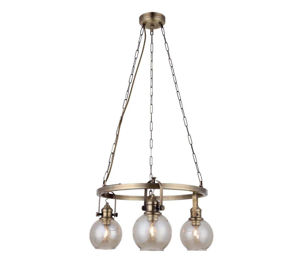 POLINO láncos csillár 3xE27/40W/230V bronz 341LCA1220