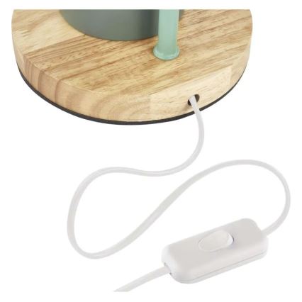 POPPY asztali lámpa 1xE27/25W/230V zöld