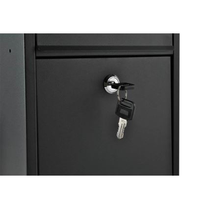 Postaláda 21,7x32 cm fekete