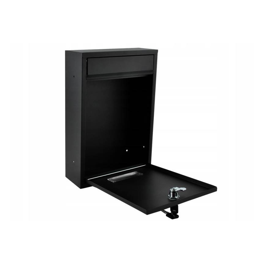 Postaláda 21,7x32 cm fekete