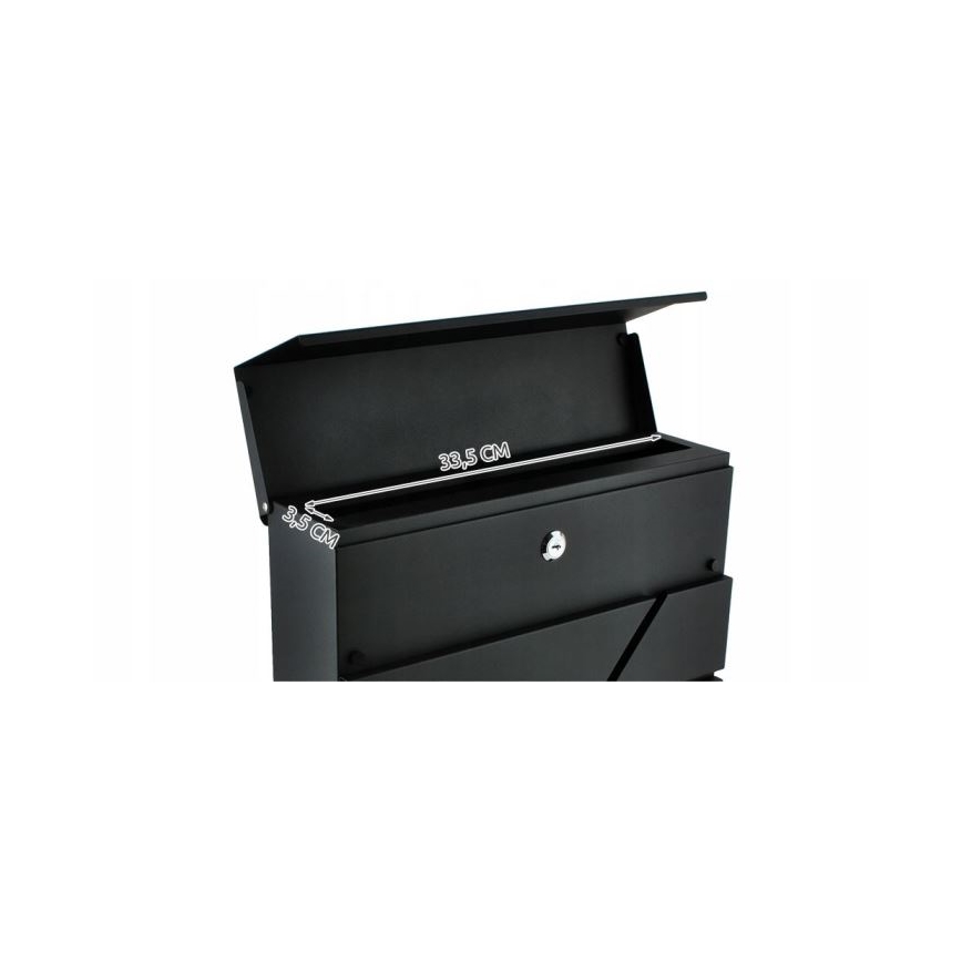 Postaláda 36,7x37 cm antracit