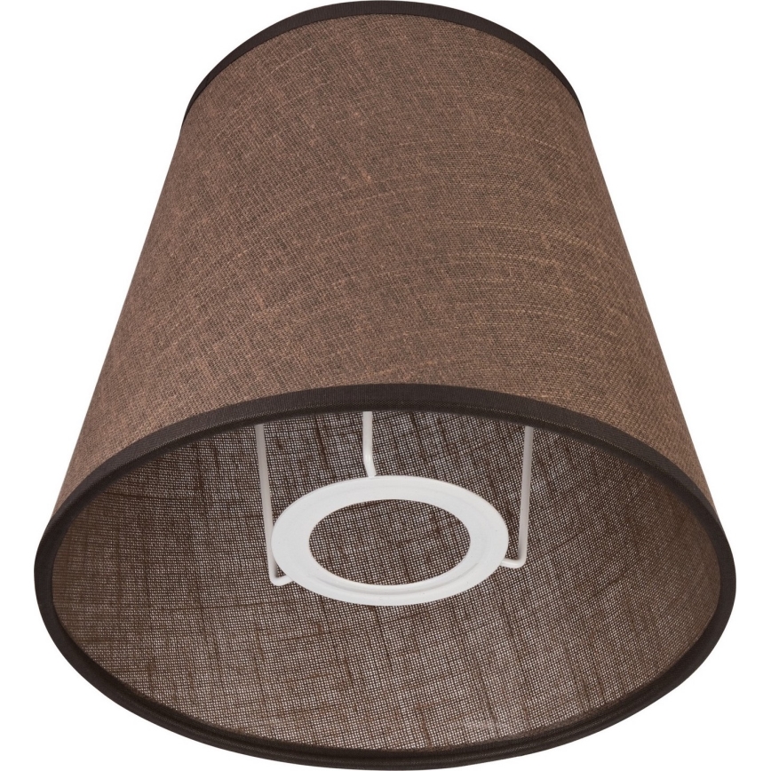 Pótló árnyékoló a LORENZO E27 falikarhoz, átmérő 16 cm, barna