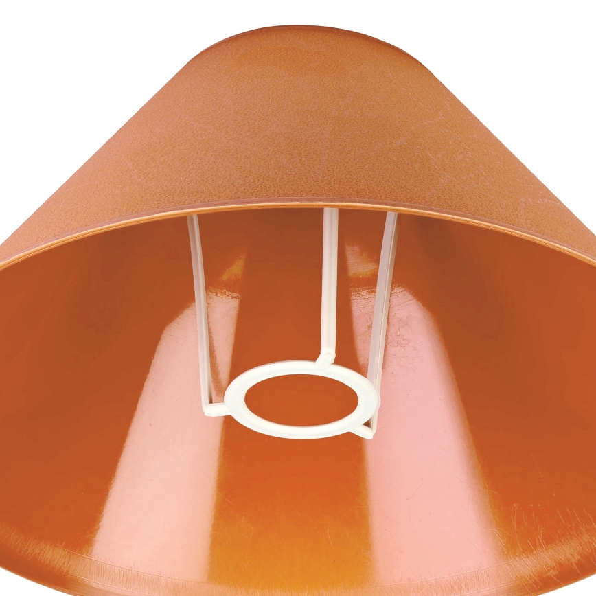 Pótló lámpabúra E14 asztali lámpához, 21x11 cm, narancssárga