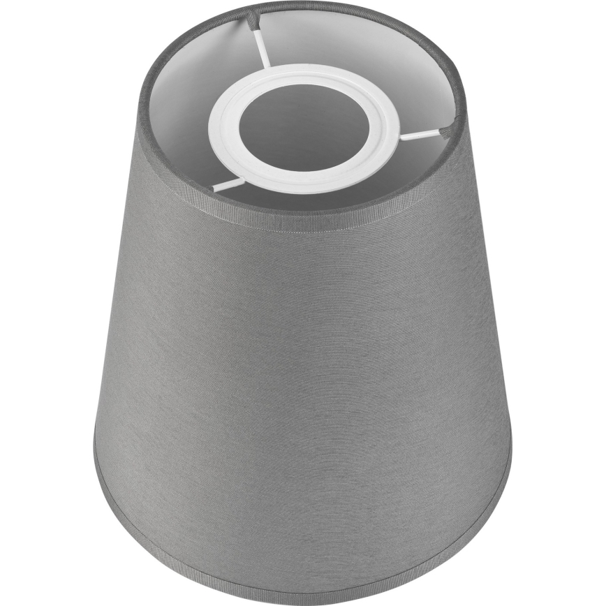 Pótló lámpabúra ELLIE E27 csillárhoz és fali lámpához, 15 cm átmérő, szürke