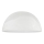 Pótló üveg E27 csillárhoz, 19 cm átmérő, fehér