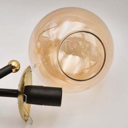 Pótló üveg a MALENA E14 csillárhoz, füstös bézs