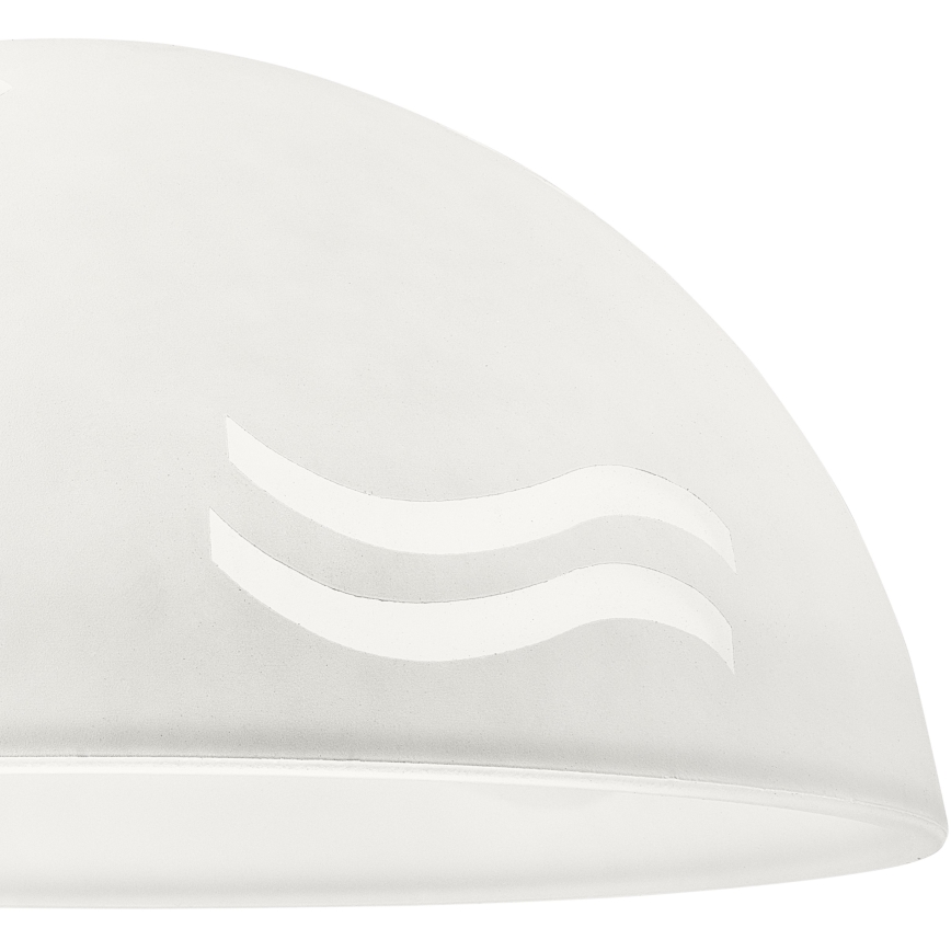 Pótló üveg a SFERA E27 csillárhoz 140x300 mm fehér