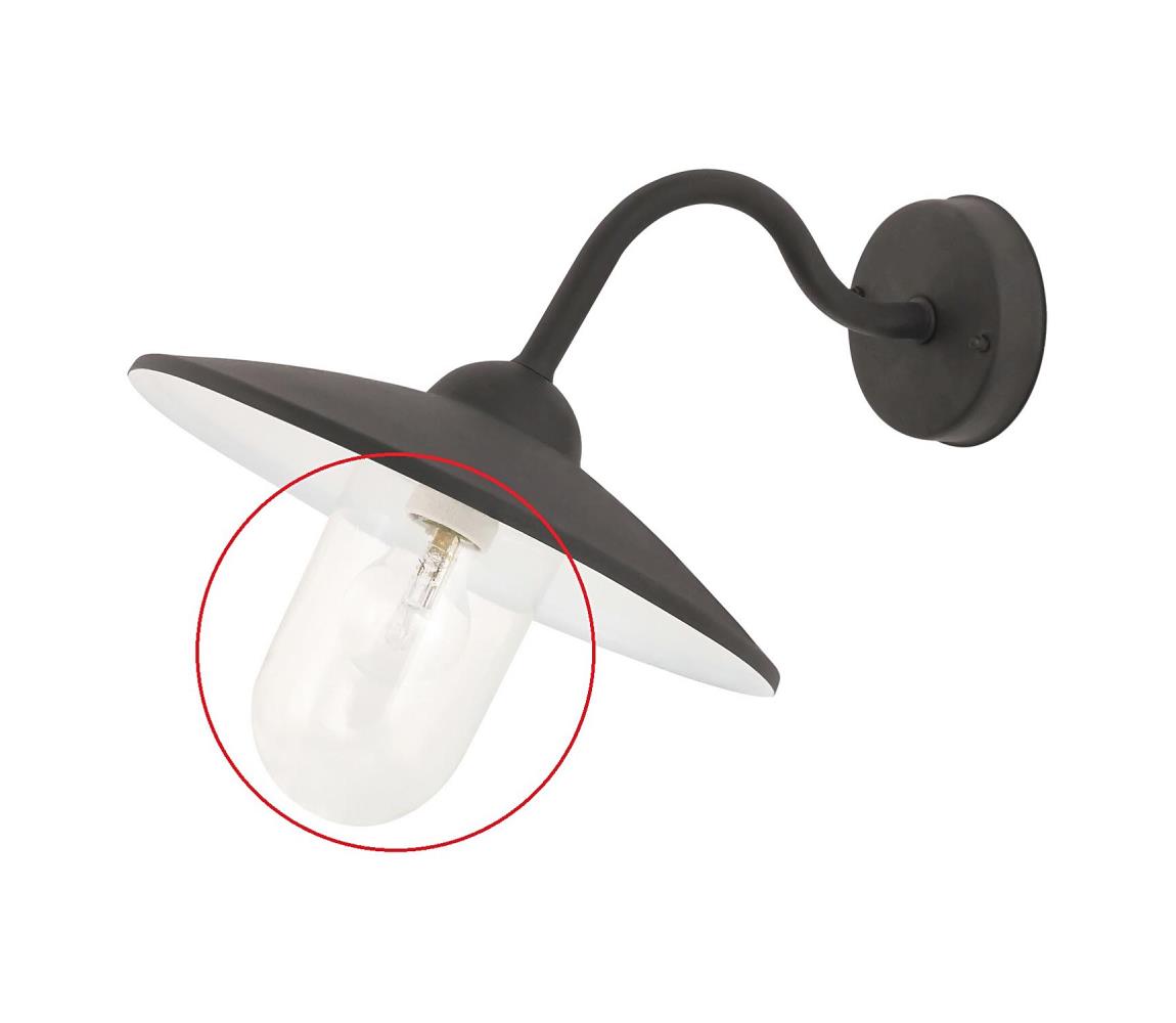 Rabalux Pótló üveg VIGO E27 170x100 mm 19446