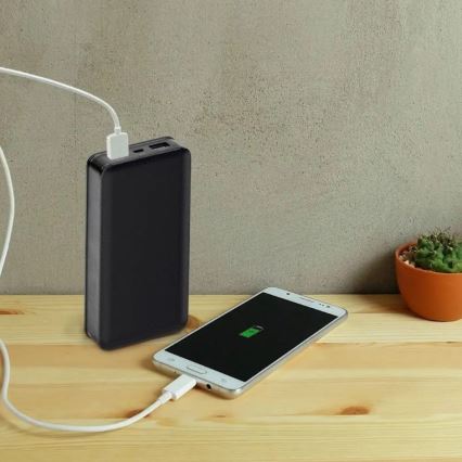 Power bank 20000mAh/5V fekete