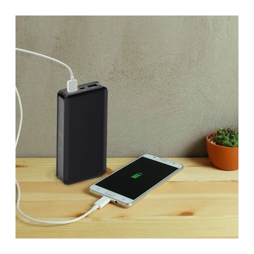 Power bank 20000mAh/5V fekete