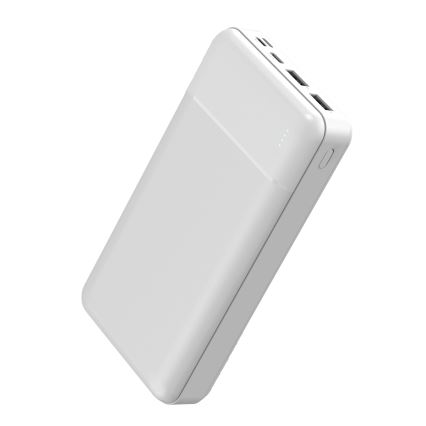 Power Bank 30000 mAh 3,7V fehér