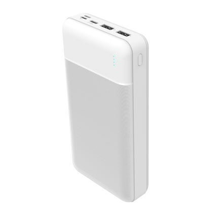 Power Bank 30000 mAh 3,7V fehér