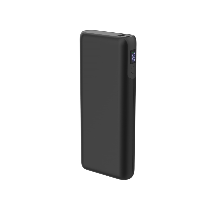 Power Bank LED kijelzővel Power Delivery 20000 mAh/65W/3,7V fekete