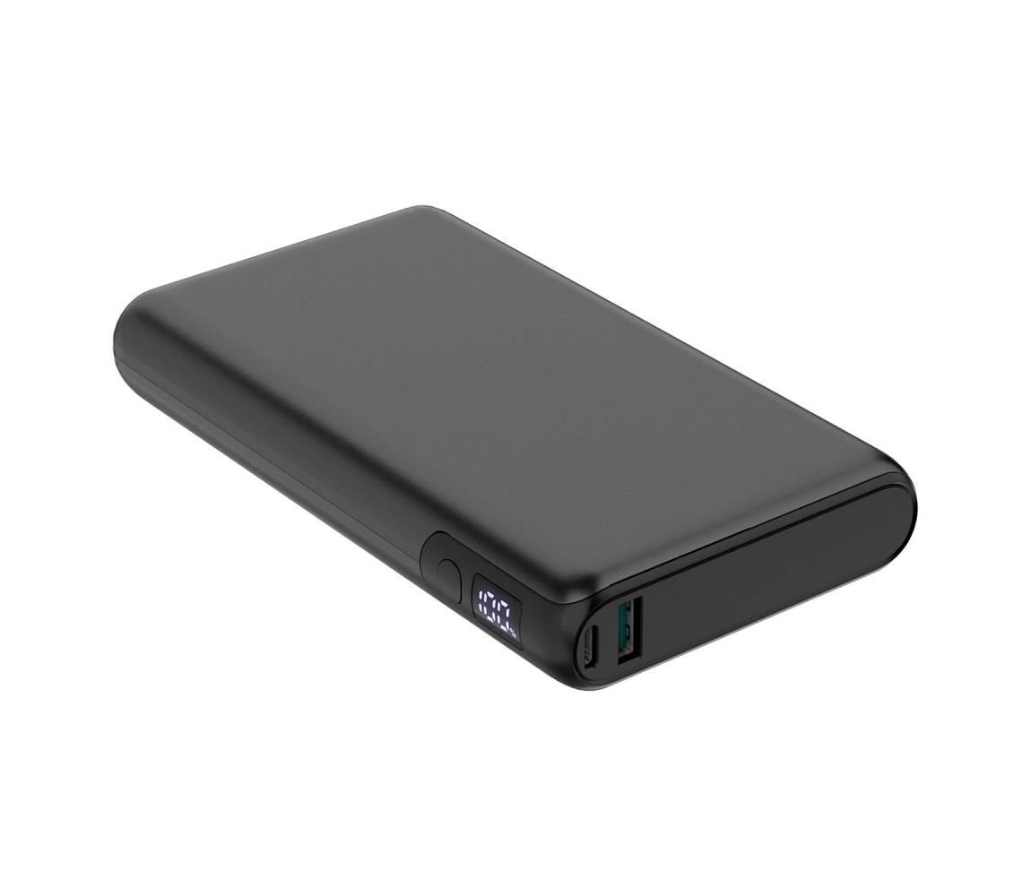 Power Bank LED kijelzővel Power Delivery 30000 mAh/100W/3,7V fekete PMPB30DL301B