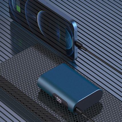 Power Bank Power Delivery 10000 mAh/22,5W/3,7V kék
