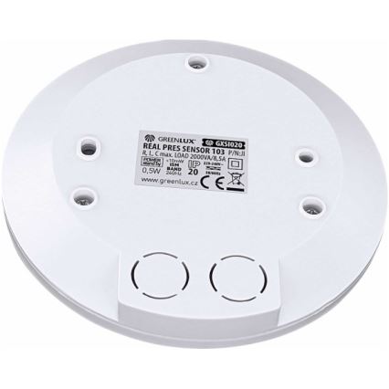 PRES SENSOR 2000W jelenlétérzékelő, fehér