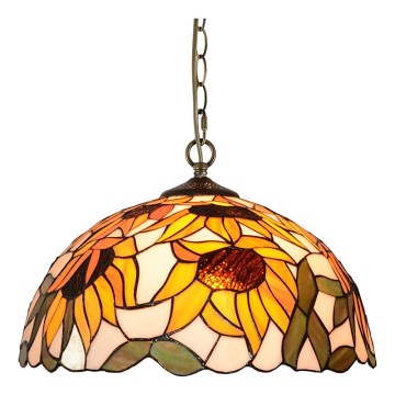 Prezent 238 - Láncos csillár TIFFANY 2xE27/60W/230V