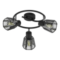 Prezent 27518 - spotlámpa PONTEO 3xE27/40W/230V fekete