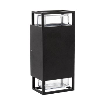 Prezent 28211A - Kültéri fali lámpa EVENTO 2xGU10/35W/230V IP54 fekete