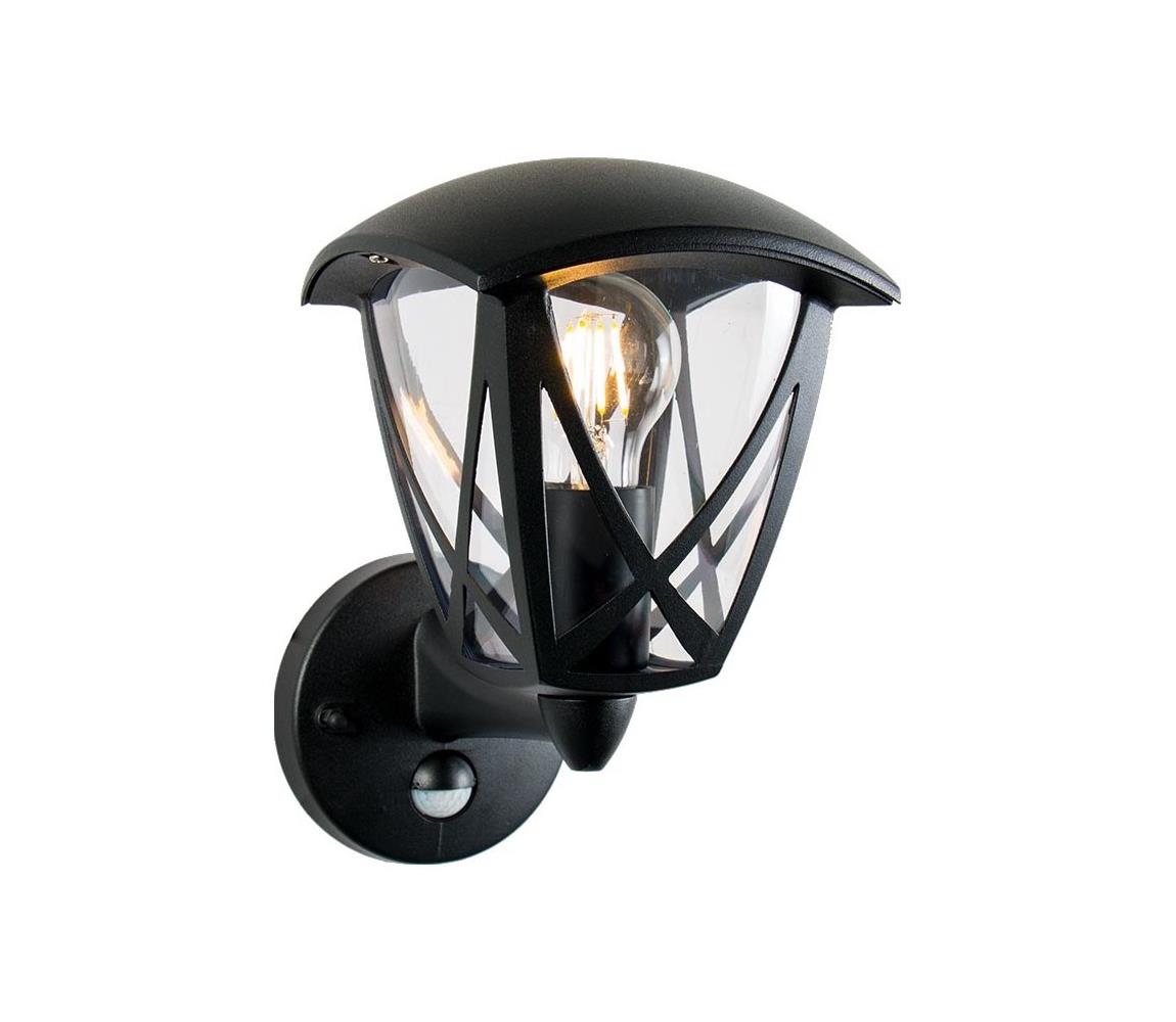 Prezent  kültéri fali lámpa mozgásérzékelővel SPLIT 1xE27/40W/230V