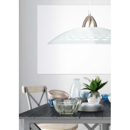 Prezent 45142 - Csillár zsinóron PLATE 1xE27/60W/230V