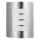PREZENT 61000 - MEMPHIS kültéri fali lámpa 1xE27/60W rozsdamentes acél IP44