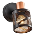 Prezent 75467 - Fali spotlámpa ANTARES 1xE14/40W/230V fekete/réz