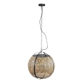PTMD - Láncos csillár BAYU 1xE27/40W/230V, átmérő 50 cm