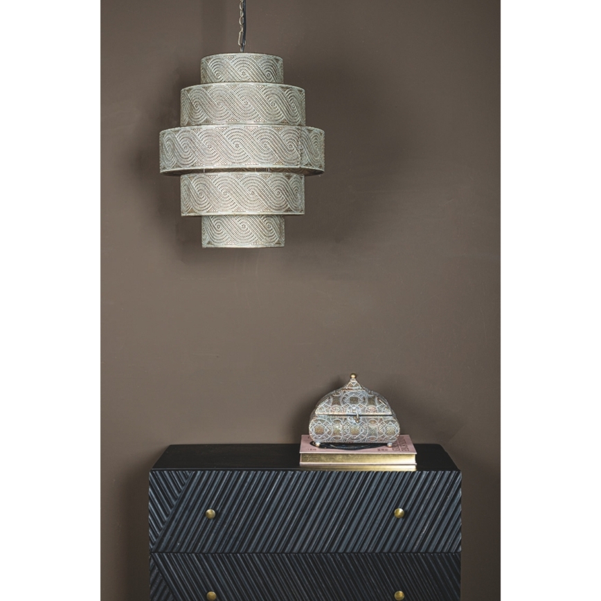 PTMD - NARINDE láncos csillár 1xE27/40W/230V, Ø 40 cm