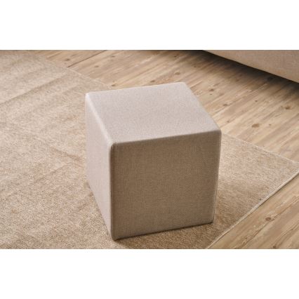 Puff CUBI 40x40 cm bézs