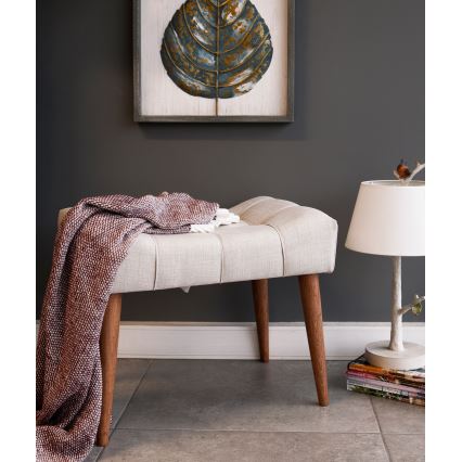 Puff LUMI 40x58 cm krémszínű