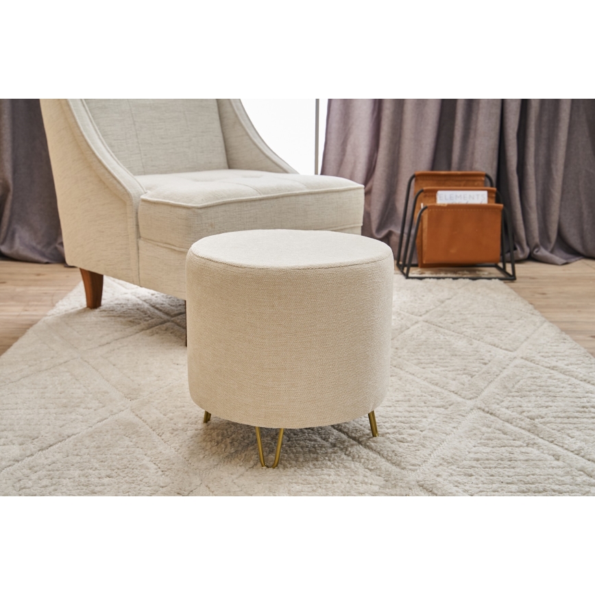 Puff NANI átm. 40 cm krémszínű