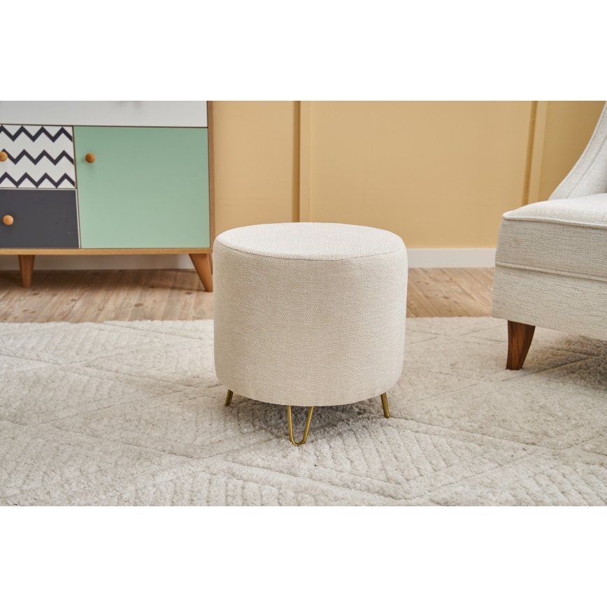 Puff NANI átm. 40 cm krémszínű