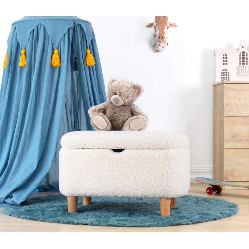 Puff PIXI 37x61 cm fehér