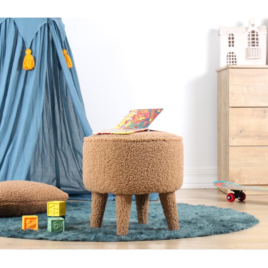 Puff PIXI átm. 38 cm barna