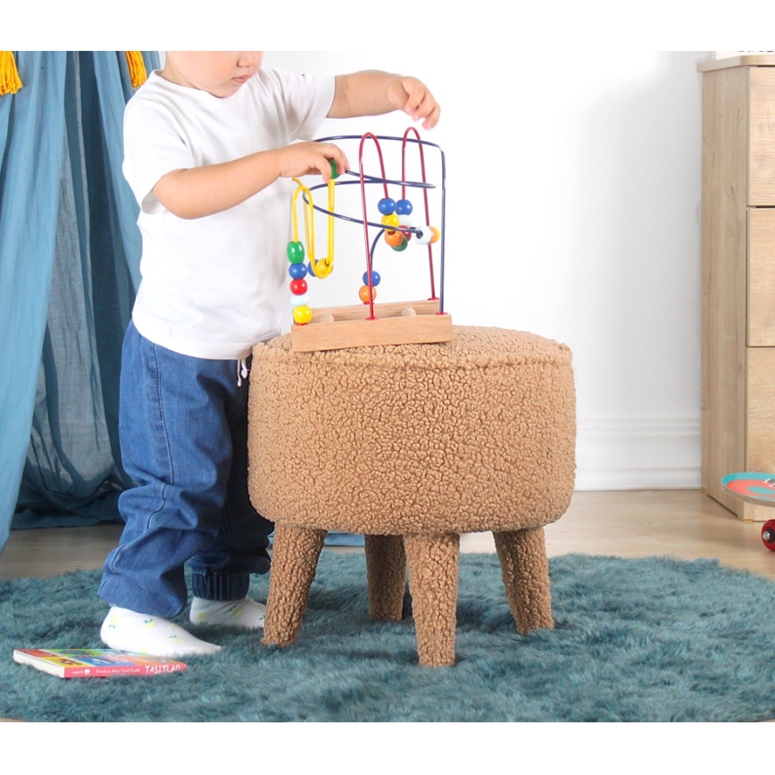 Puff PIXI átm. 38 cm barna