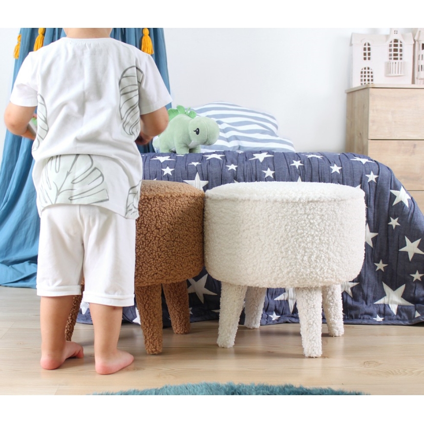 Puff PIXI átm. 38 cm barna