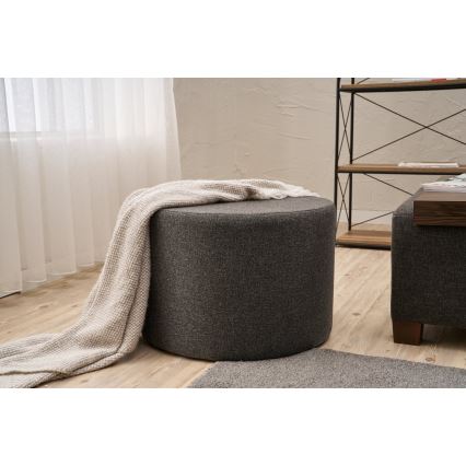 Puff RABO, Ø 58 cm, antracitszürke