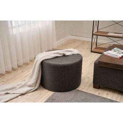 Puff RABO, Ø 58 cm, antracitszürke