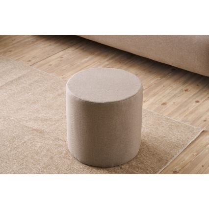 Puff RONDO, Ø 40 cm, bézs