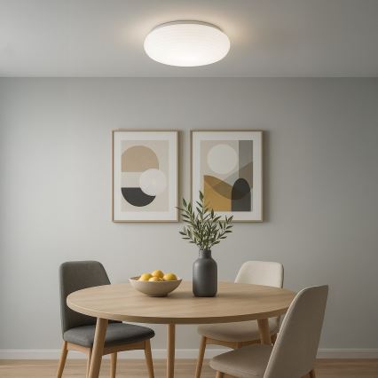 PULSO mennyezeti lámpa 3xE27/15W/230V, átmérő 42 cm, fehér