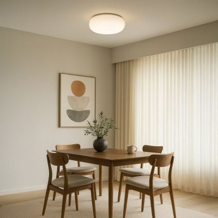 PULSO mennyezeti lámpa 3xE27/15W/230V, átmérő 42 cm, fehér