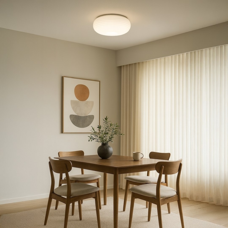 PULSO mennyezeti lámpa 3xE27/15W/230V, átmérő 42 cm, fehér