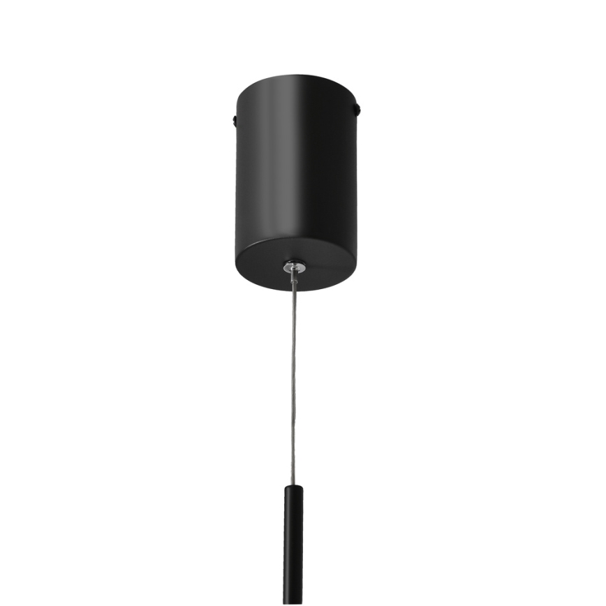 PUMA LED zsinóros függeszték LED/10W/230V, átm. 14 cm, fekete