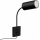 PUNTO USB-csatlakozós fali lámpa 1xGU10/9W/230V fekete