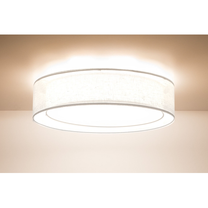 PURO mennyezeti lámpatest 2xE27/40W/230V Ø 60 cm fehér