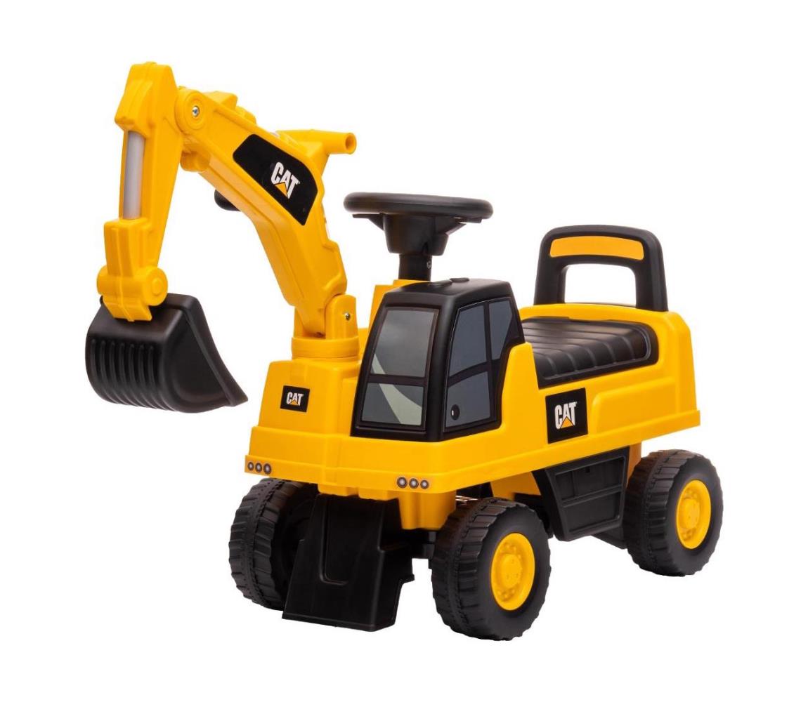 Buddy Toys Push autó kotrógép CAT 2xAA sárga/fekete 57002788