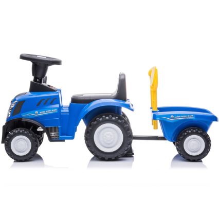 Push autó NEW HOLLAND 2xAA kék/fekete