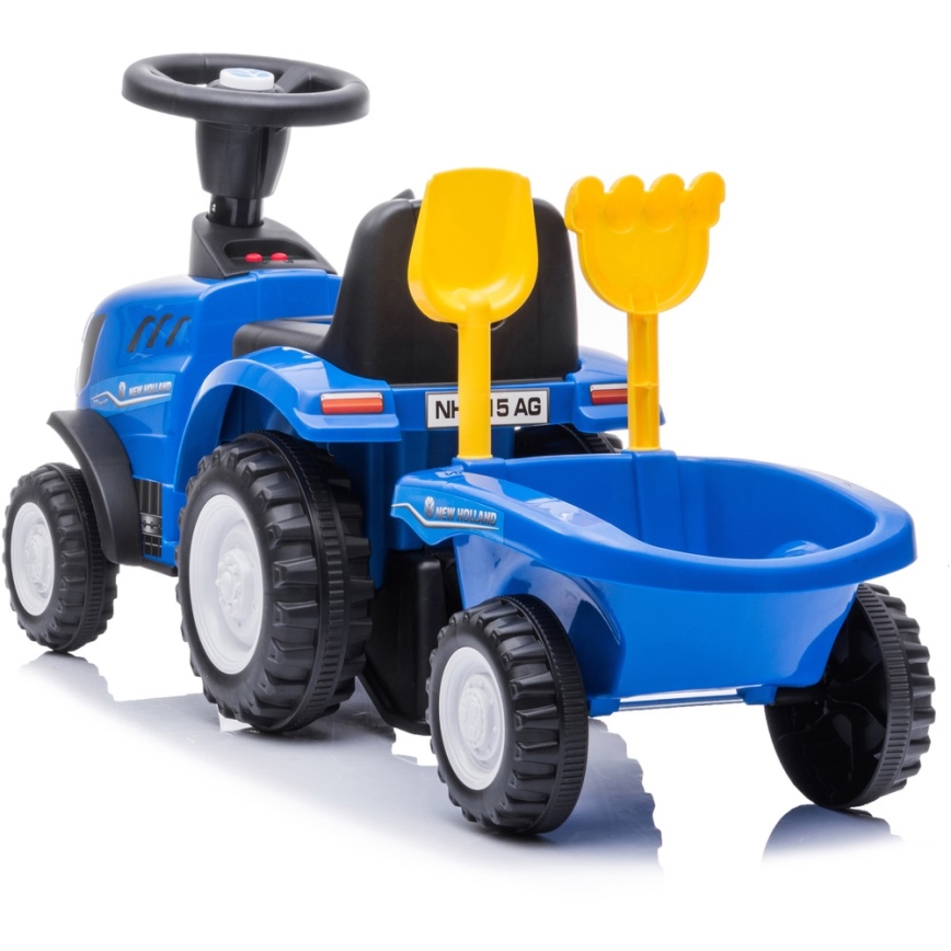 Push autó NEW HOLLAND 2xAA kék/fekete